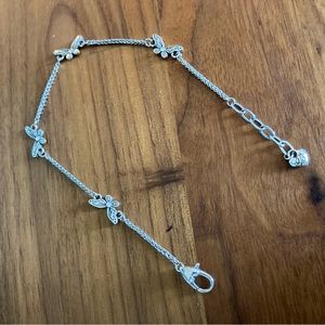 Brighton Butterfly Anklet 9-10”